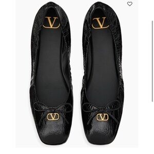 Valentino Garavani V Logo Ballerina Women 41